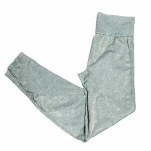 Pink Victoria’s Secret Washed Green Seamless Legging NWOT